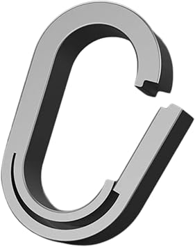 Alloy Key Hook Practical Carabiner Clip Versatile Key Hook Effective Key Rings Charm for Keeping Keys in Places