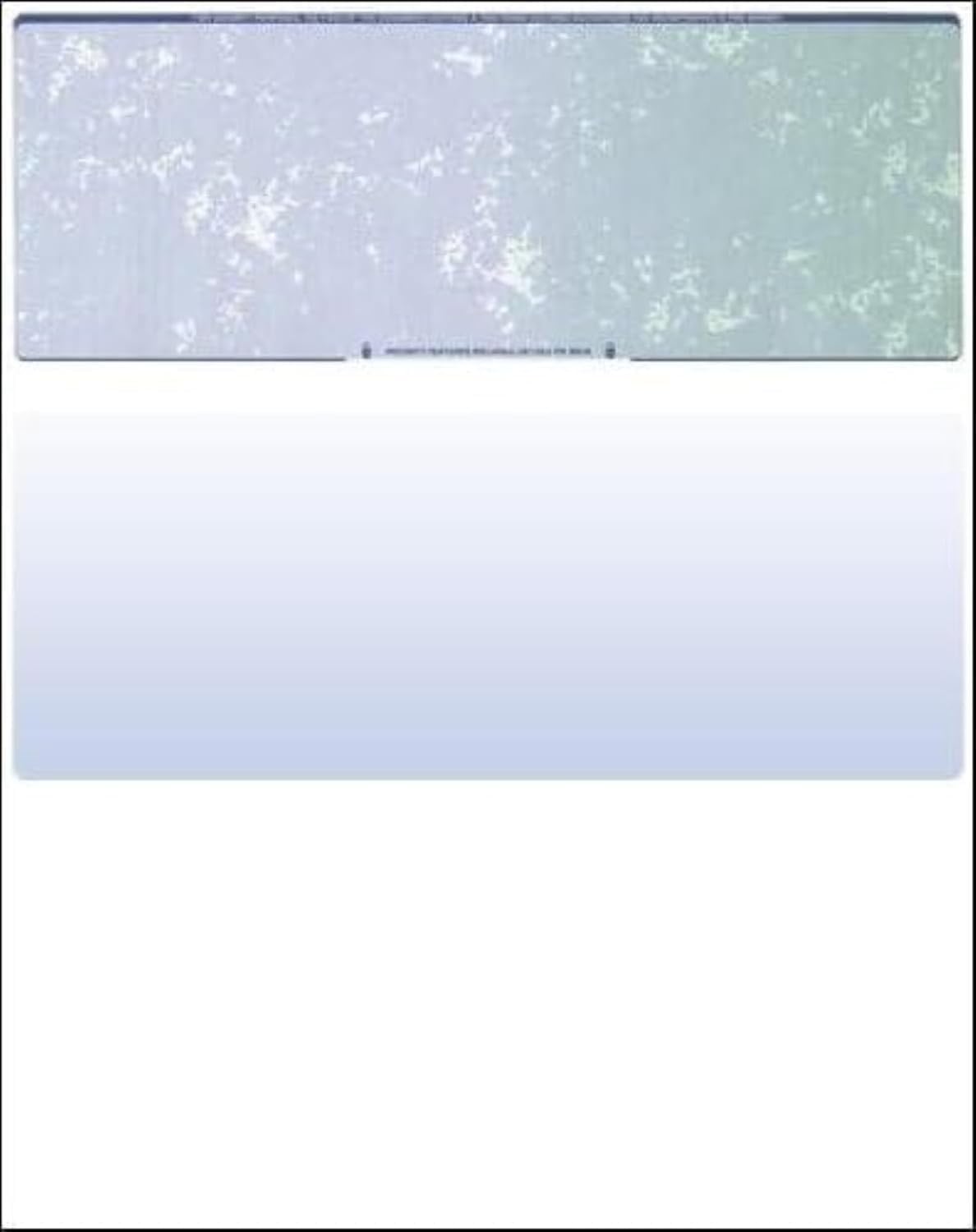 Compuchecks Check on Top Blank Check Paper - 2500 Pack, Quick-Books & Laser Printer Compatible - Security Business Checks with Voucher - 8.5" x 11"