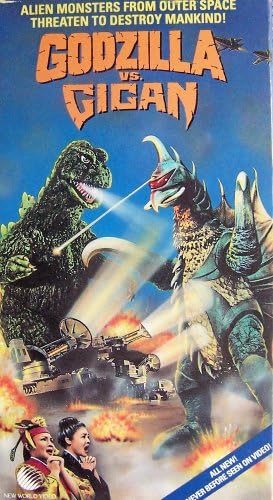 Godzilla Vs. Gigan ~ Alien monsters from outer space threaten to destroy mankind!