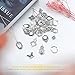 JIALEEY Antiqued Tibetan Silver Earring Chandelier Earring Jewelry Making Kit for Earring Drop and Charm Pendant Assorted Pack (30Pair 60Pcs)