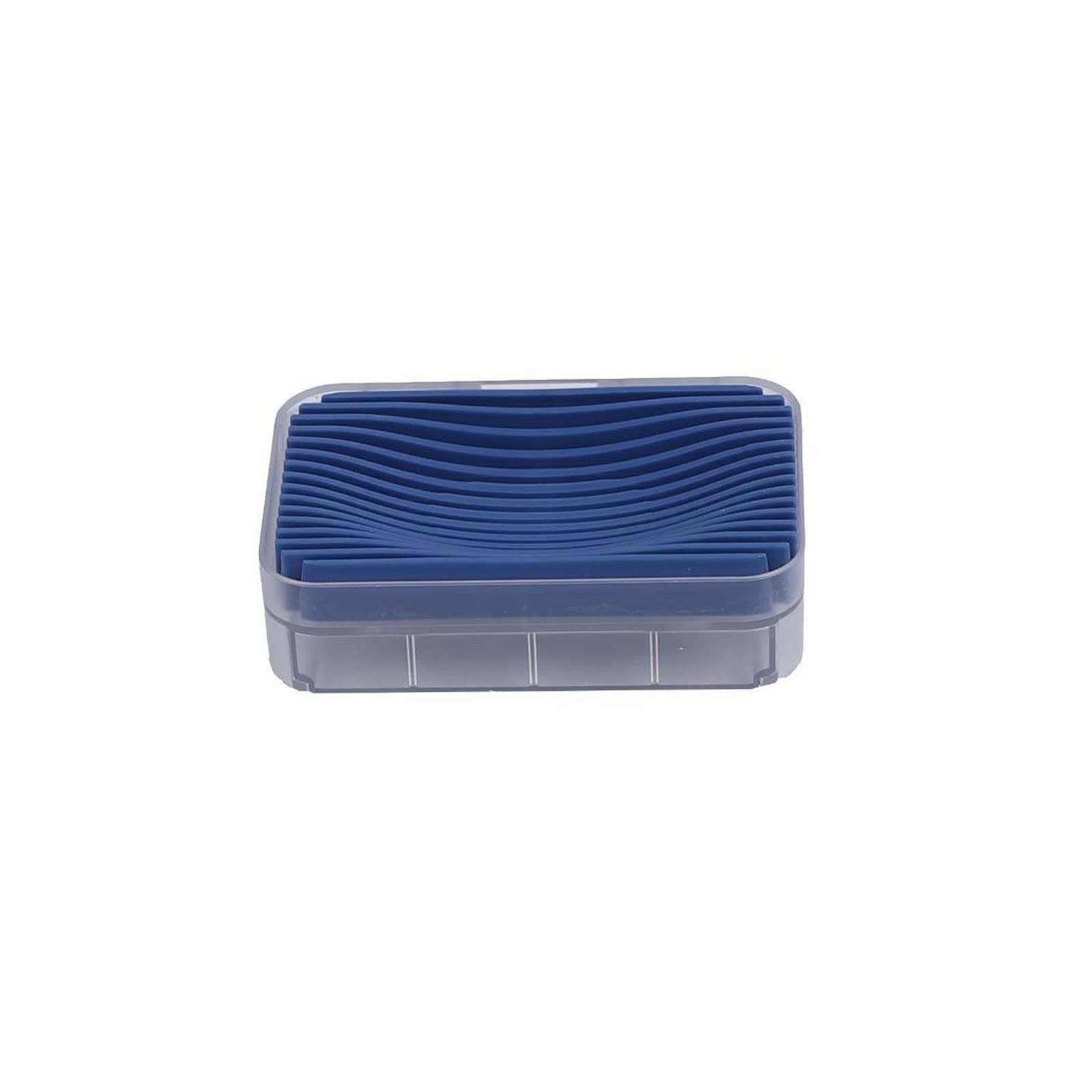 JINGYAN Soap Dishes Soap Holder, Dish Drain Rack, Suitable For Family Bathroom(Blue)