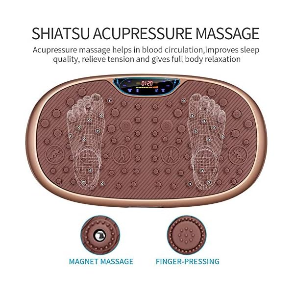 EILISON FitMax 3D XL Vibration Plate Exercise Machine - Whole Body Workout Vibration Fitness Platform w/Loop Bands - Home Workout for Lymphatic Drainage Machine for Weight Loss, Wellness, Recovery