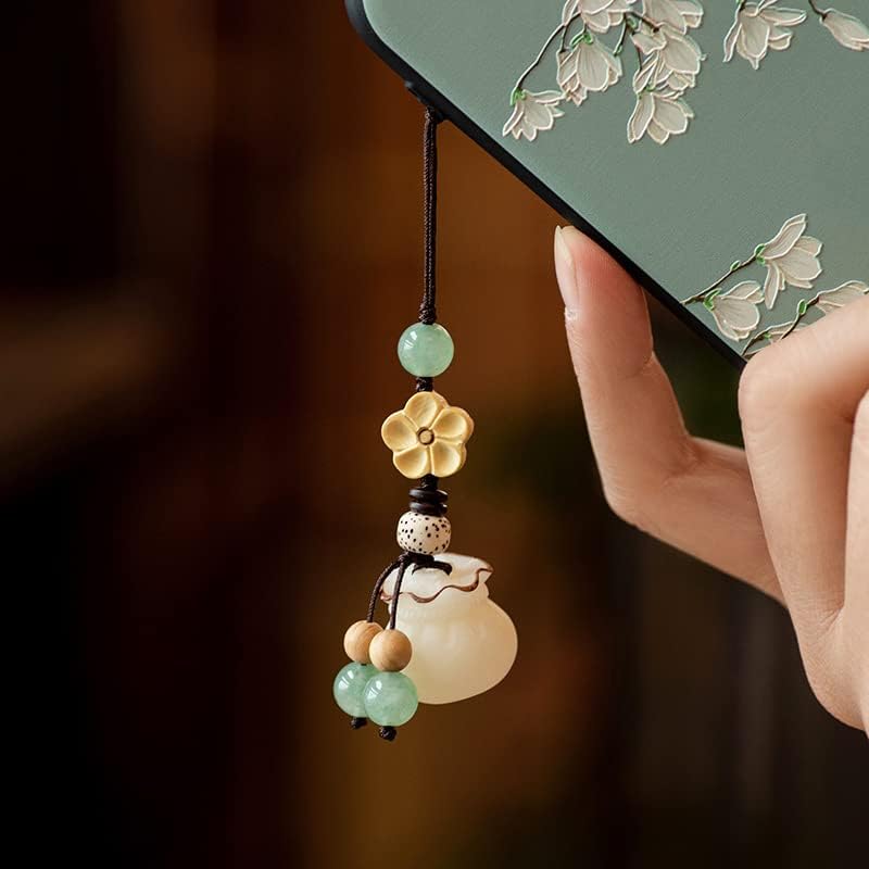 Lime Tree Money Pouch Phone Chain Charm Couples Car Keychain Lucky Bag Hanging Jewelry