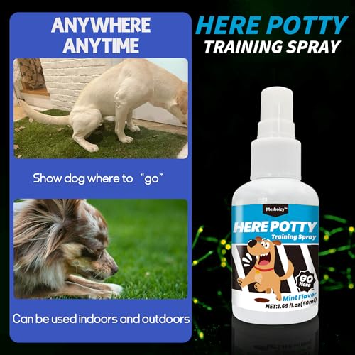 image for Mesboizy Dog Pee Spray Set, Includes Here Potty & Not Here Training Sp
