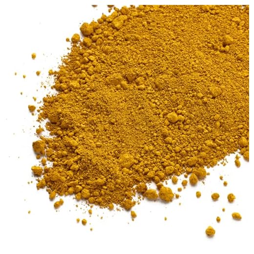 Huixiang Cement Pigment Powder & Concrete Color Pigment - Iron Oxide Powder for Cement, Concrete, Mortar, DIY - Vibrant, Weatherproof, Fast-Dissolving(Yellow, 0.22lb)