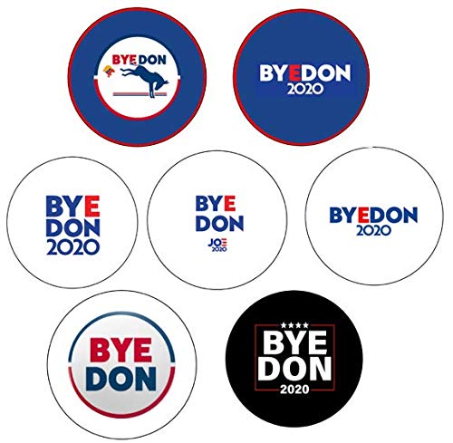 Bye Don 2020 (BYEDON Set of 7 Buttons) - Joe Biden for President (2.25 inches)