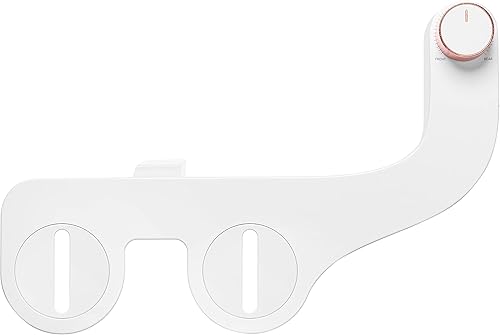Miniatura 8 de Omigo Element - Accesorio de bidé no eléctrico, diseño moderno, delgado, boquillas dedicadas de autolimpieza trasera y delantera con esfera de