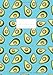 Produktbild NOTIZBUCH A4 KARIERT - Avocado: 110 Seiten ohne Rand | ganzseitig kariertes Papier | Perfekt als Journal Block, Schulheft, Tagebuch, Rechenheft | Lineatur 22 Heft