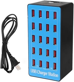 20 Ports Splitter AC External Power Adapter USB HUB Desktop Wall Charging Extension Socket Outlet 100W USB Charger multiport Charge USB Charger multiport car USB Charger multiport Quick Charge