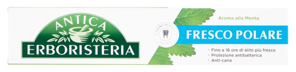 Set 24 ANTICA ERBORISTERIA Zahnpasta 75 ml Frische Polarminze Zahnpflege und Hygiene