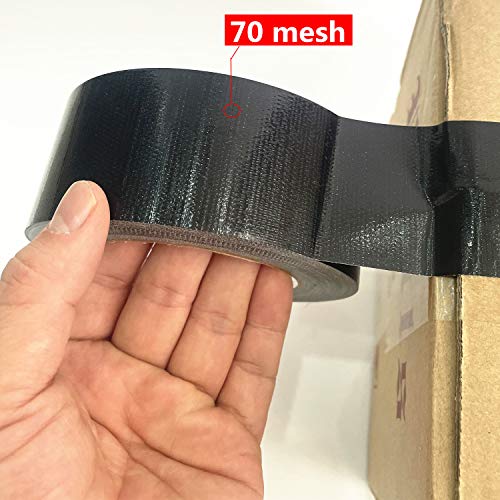 Cosimixo PE + CLOTH + RUBBER 5-Pack Black Heavy Duty Duct Tape thumb #3