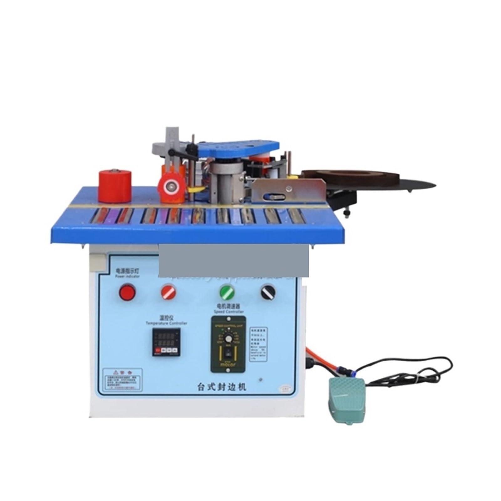 Edge Banding Machine Roller/Double Cylinder/Microcomputer LY-500 Wood Bander with Automatic Belt Cutter/Straighten/Widened Speed and Efficiency Improvement(Set 2)
