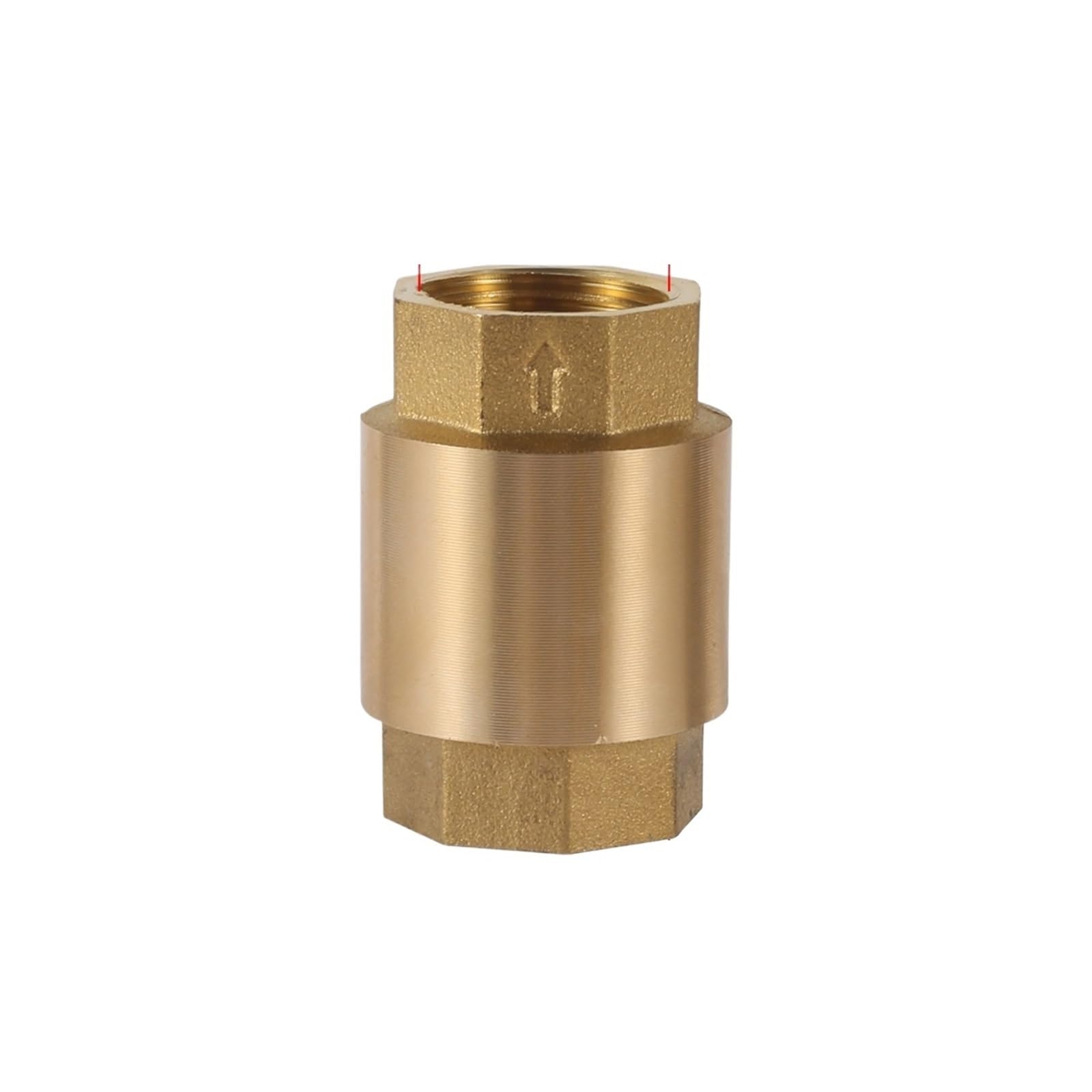 1/2" 3/4" 1" Brass Vertical Lift Spring Check Valve 1-Way Non-Return Valve(1")