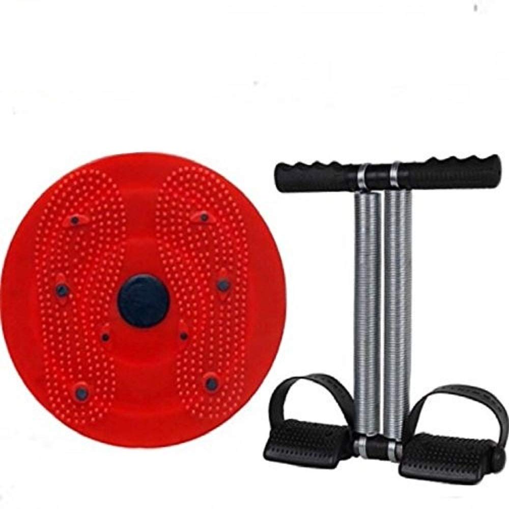 Sidhmart Combo Tummy Ab Belly Trimmer, Acupressure Twister for Men and Women (Multicolour) (B07G9G882X) Amazon Price History, Amazon Price Tracker