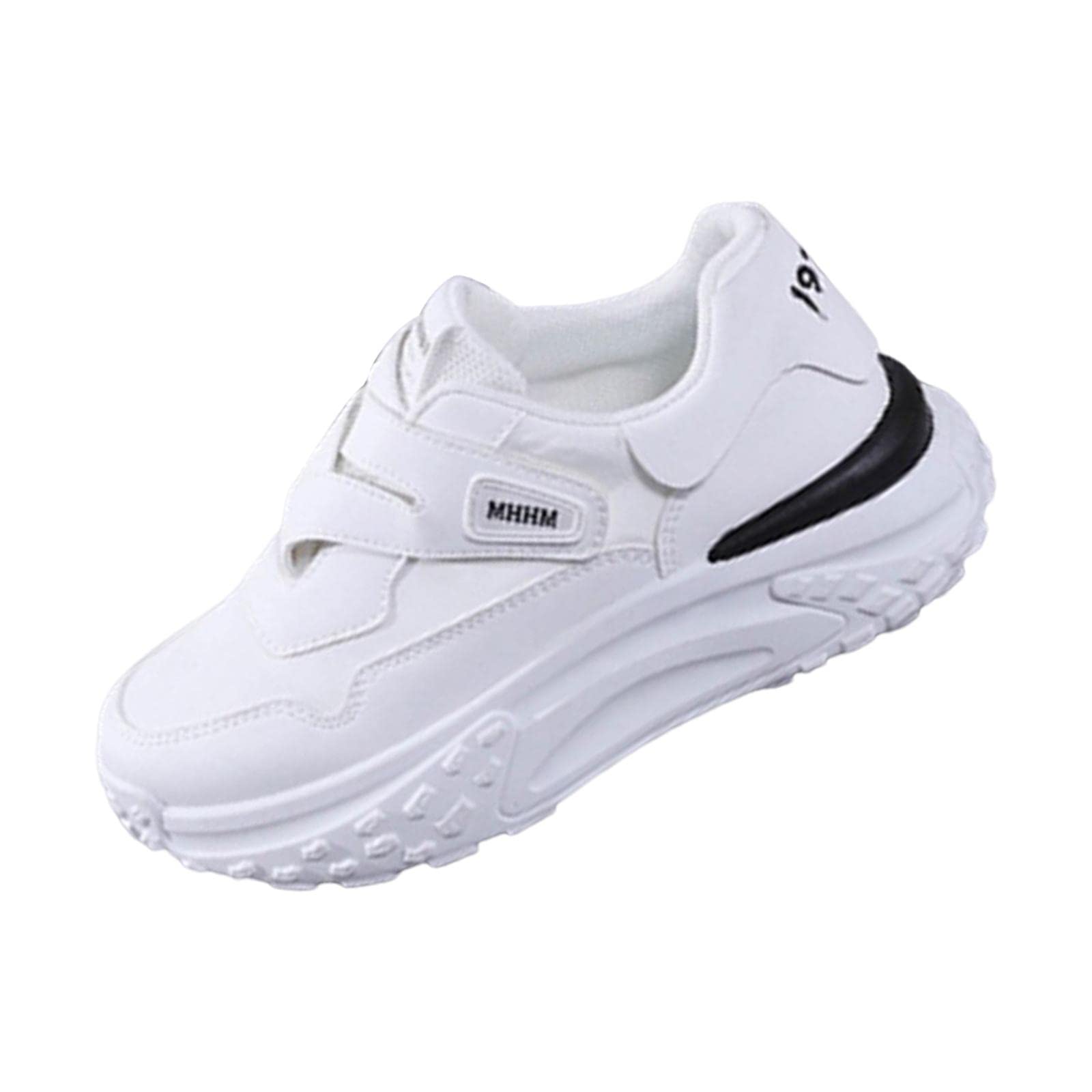 ™ Women's Shoes Trendy Durable Leisure Sneakers for Travel Workout Short Trips White 36 | Athletic | Womens Shoes