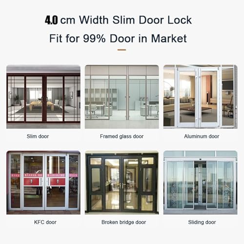 Swokely TY WiFi Smart Lock with Camera Keyless Entry Door Lock Handle Waterproof Stainless Steel Narrow Edge Biometric Door Lock App 5 Unlocking Methods for 40-120mm Thickness Office Home BedroomDoor - Image 7