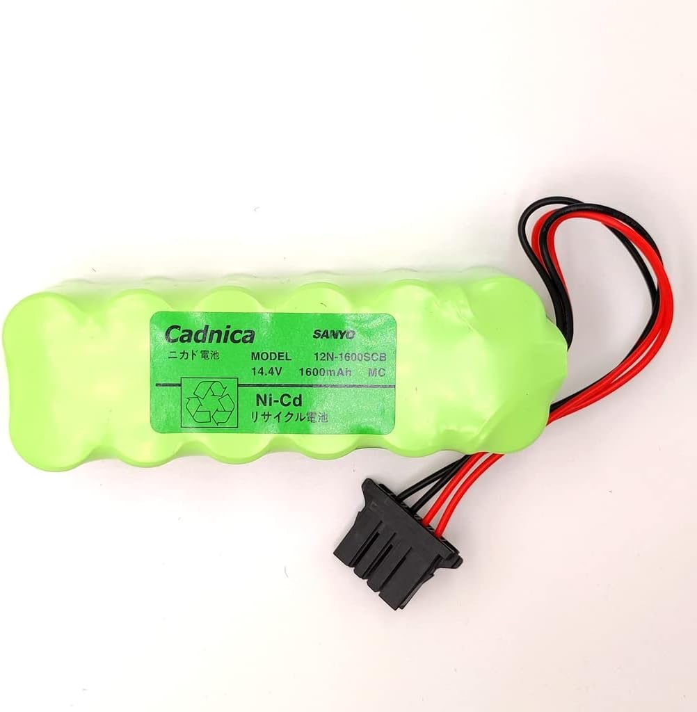 1Pcs for Cadnica Ni-Cd 12N-1600SCB Battery 14.4V 1600mAh Rechargeable Battery with Plug