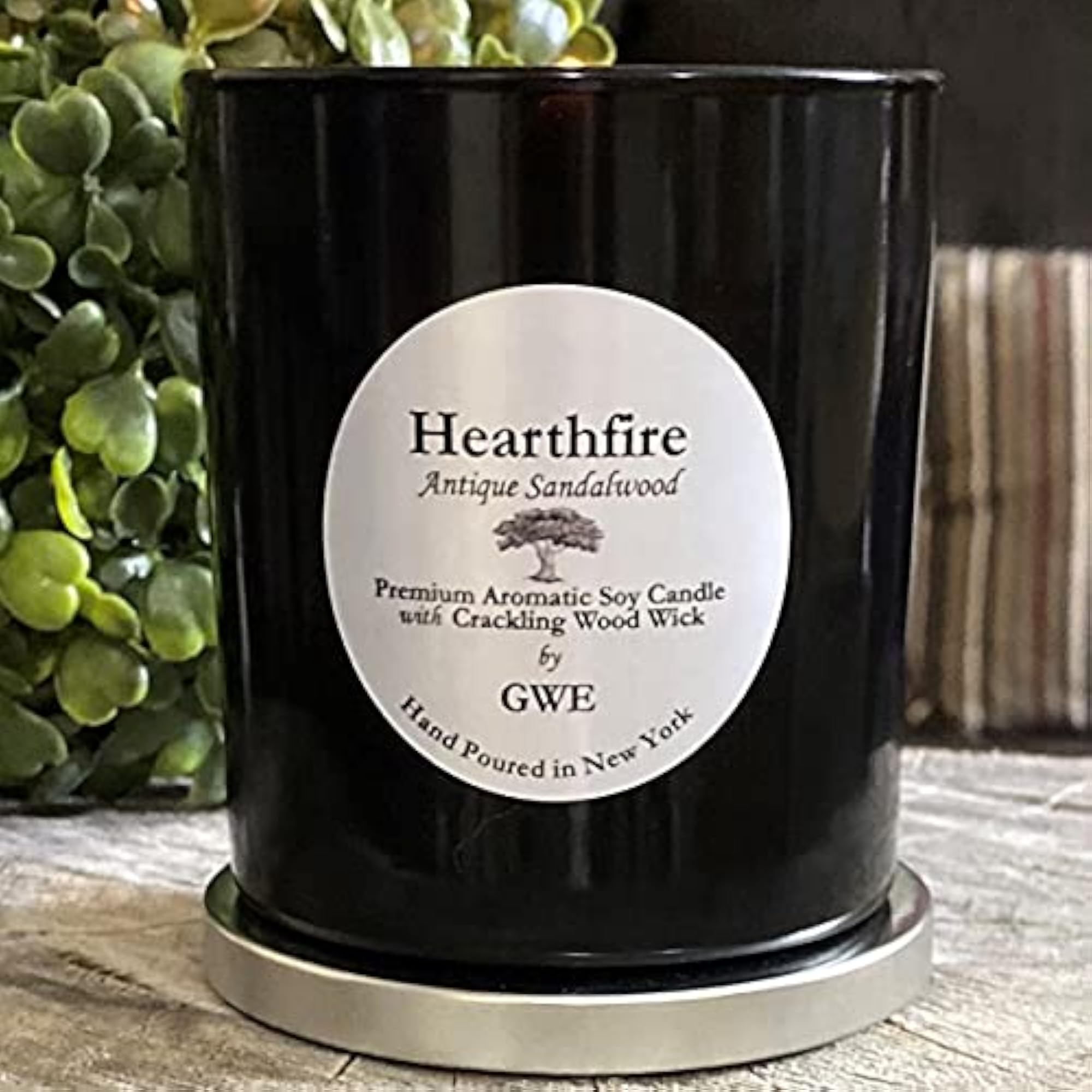 Hearthfire - Sandalwood Scented Soy Candle