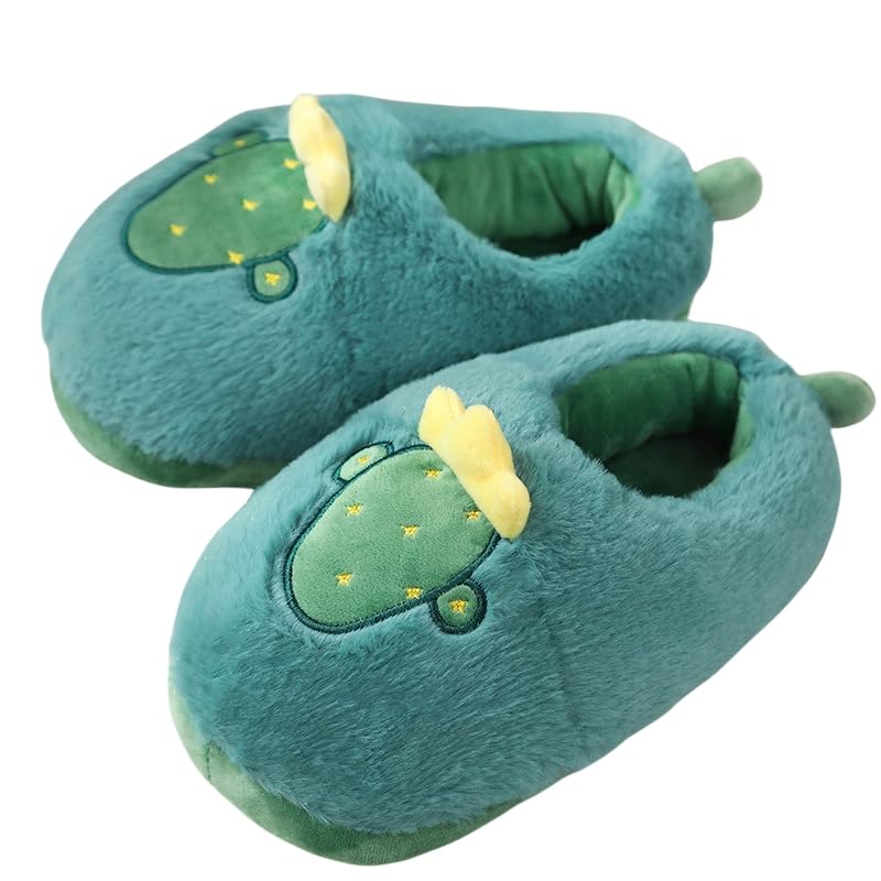 ZONTO Pantofole Scarpe in Lana Cartone Animato Scarpe di Cotone Inverno Calda Pavimento Interno Non Slittata Sacca Coppia con Le Pantofole-35-42 Iarde,G