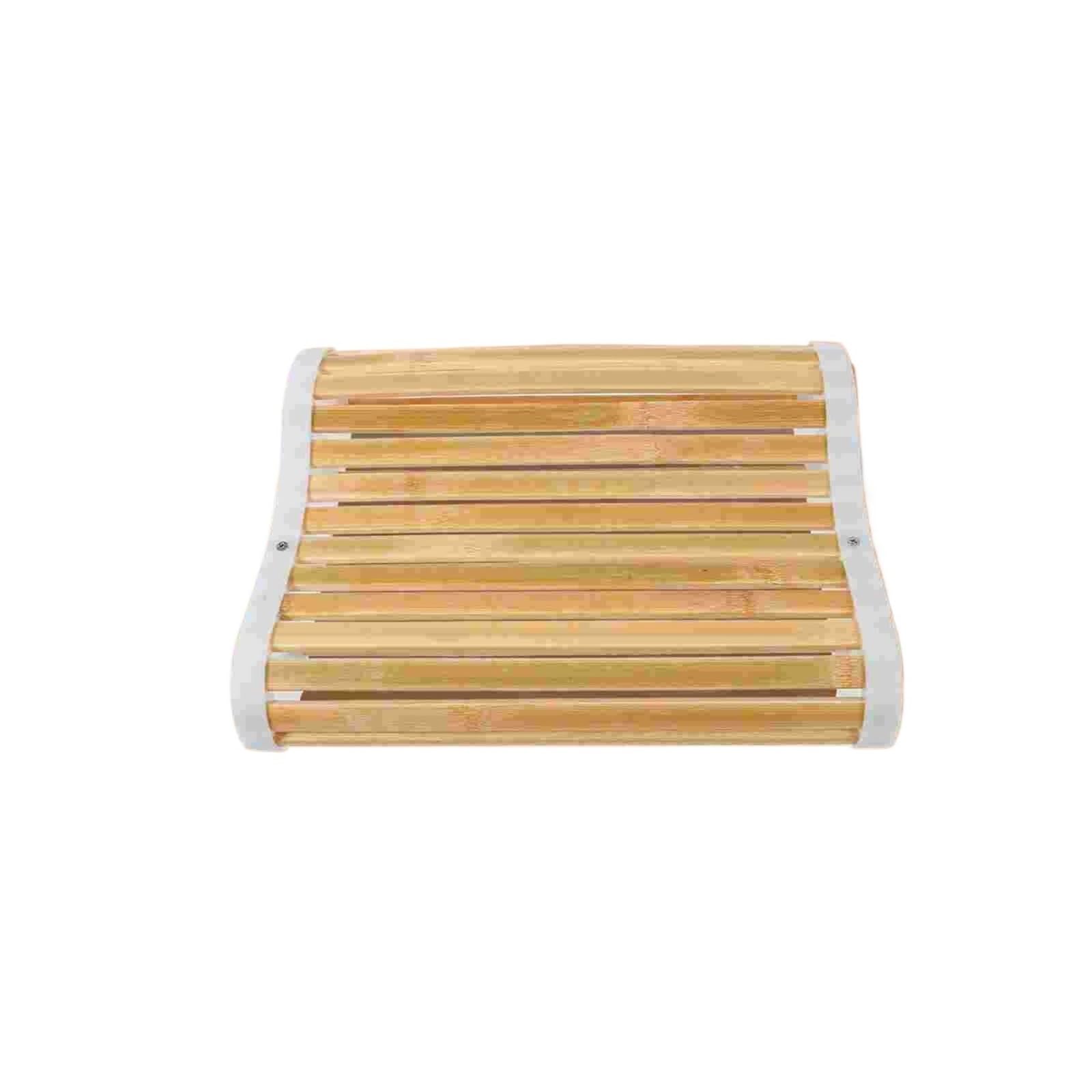 ENSDIEPLS Sauna Headrest Cushion, Bamboo Wooden Sauna Headrest Neck Pillow Multiple Sizes(33.00X27.00X10.00CM)