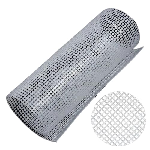 Cañamazo plástico negro de malla grande 33x50cm para tejer bolsos caseros 4