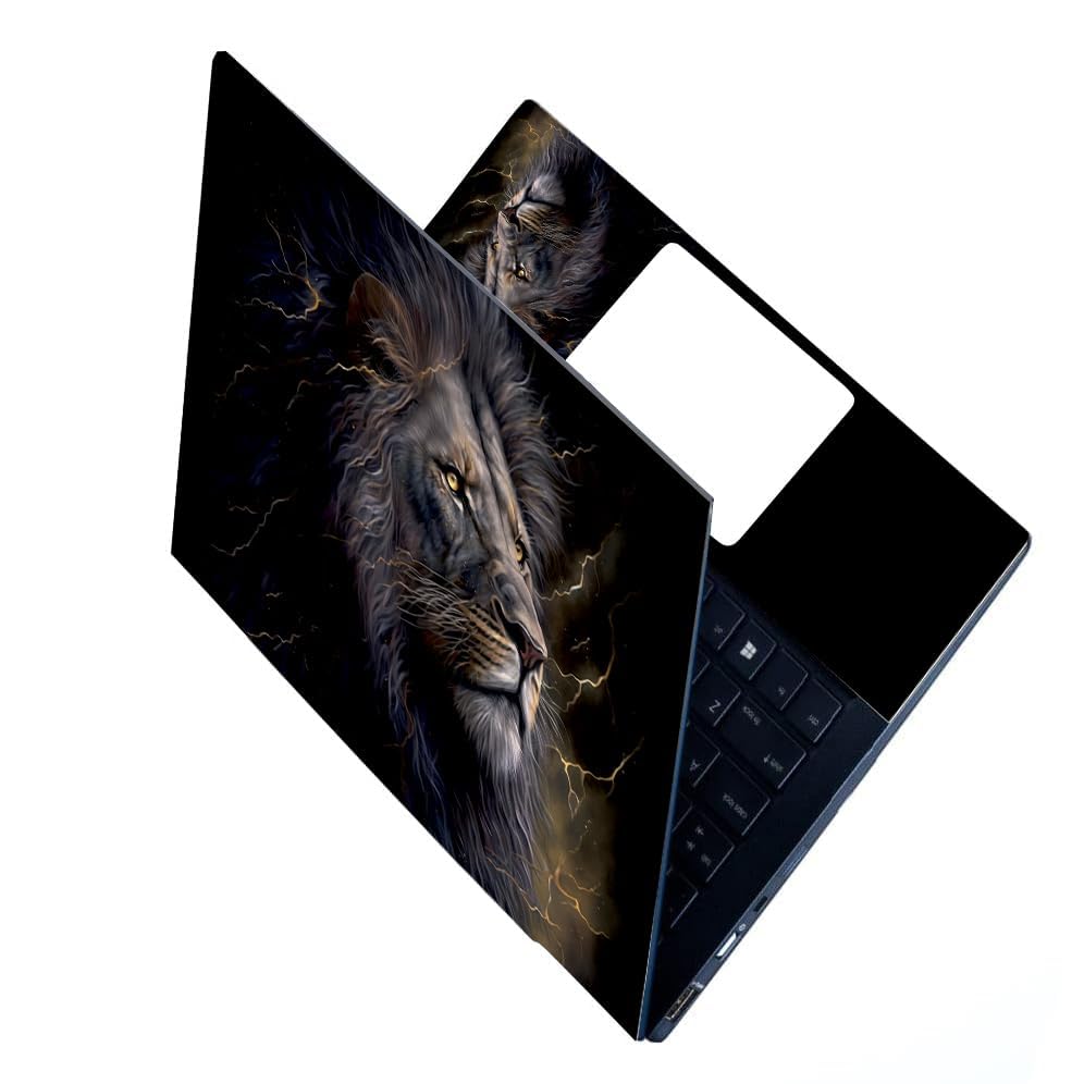 ANCIARY Full Laptop Skin Stickers HD Quality Sticker for Laptops Upto 15.6" (Dustproof|Waterproof|Scratchproof|Reusable) - Lion BK FL RON1 (B0CN592HGK) Amazon Price History, Amazon Price Tracker