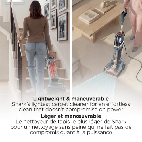 Image of Shark CarpetForce Lightweight Upright Carpet & Area Rug Cleaner, EX501BRN