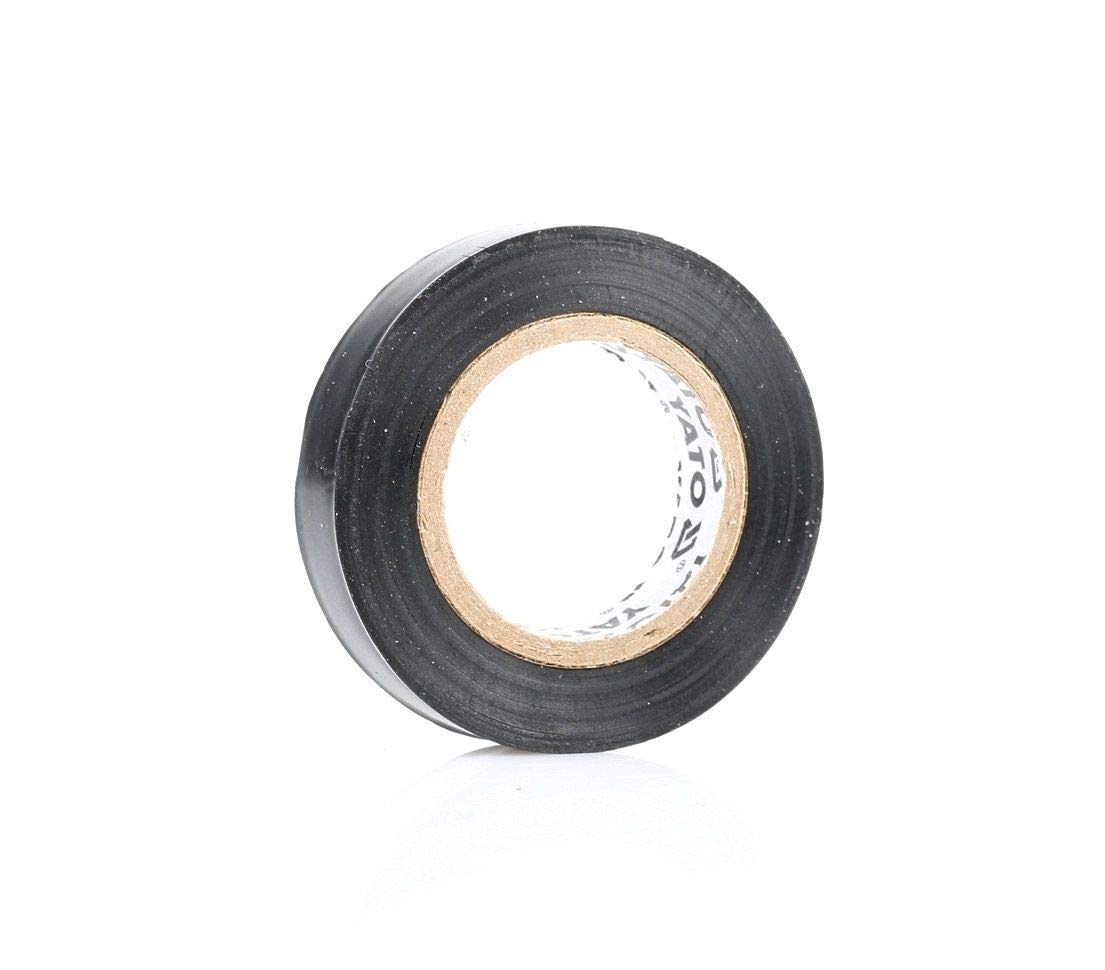 YatoYT-8152 PVC Electrical Insulation Tape 0.13 mm 12 mm x 10 m Black