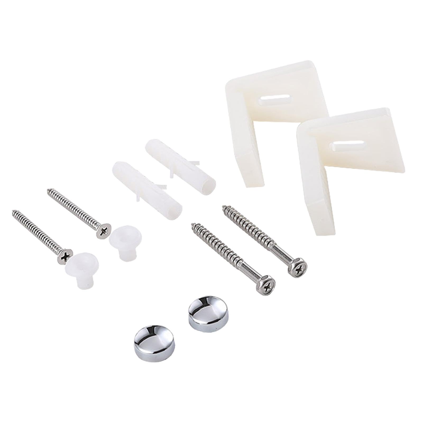 Toilet Screw Bidet Attachment Hinges Angled Floor WC Toilet Pan/Bidet Fixing