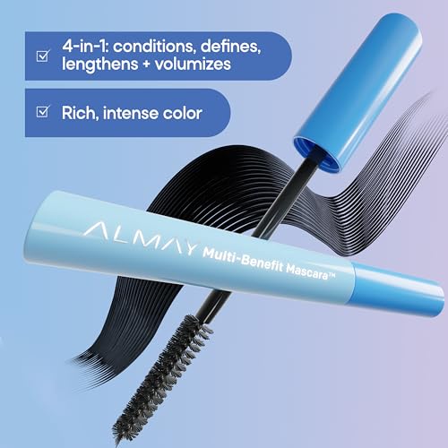 Almay Multi-Benefit Mascara – Hypoallergenic Black Volumizer — view 2