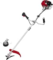 Einhell Desbrozadora de Gasolina GC-BC 52 I AS. 1,5 kW, Motor de 2 Tiempos de Baja vibración, Quick Start, Incl. Cuchilla de 3 Dientes y Carrete de Hilo Doble con Avance automático, Multicolor