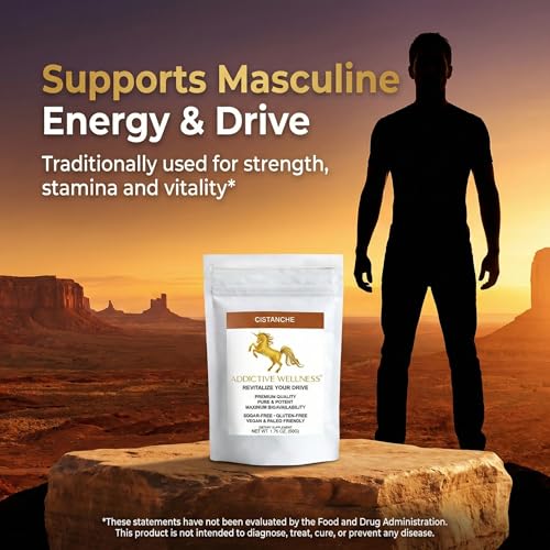 Image of Addictive Wellness Cistanche Extract Powder (Cistanche deserticola), 10:1 Concentrated Extract, Traditionally Used for Vitality & Endurance Support, Wildcrafted, Vegan - 50g