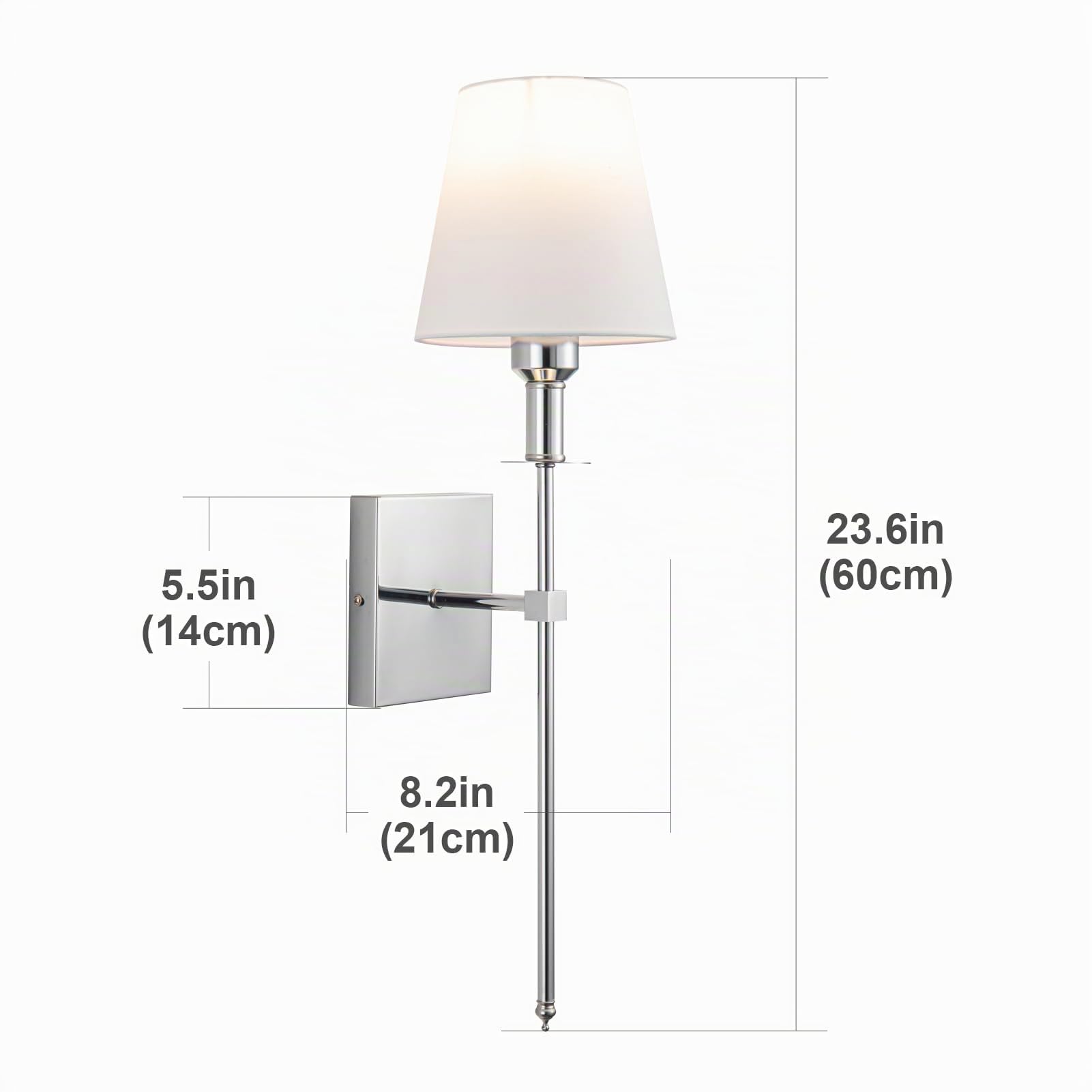 Wandleuchte Innen, Wandlampe mit Akku,5W USB Aufladbare Batteriebetrieben Wandbeleuchtung,Viele Farben Farbtemperatur und Helligkeitsstufen Fernbedienung Control Kabellose Lampe Einstellbar