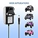 Xahpower 12V Charger for Ride on Car, 12 Volt Battery Charger for Kids Electric Ride on Car SUV Motorcycle ATV Ride-Ons Accessories, Sports Car, Quad Bike Jeeps Battery Supply Power Adapter