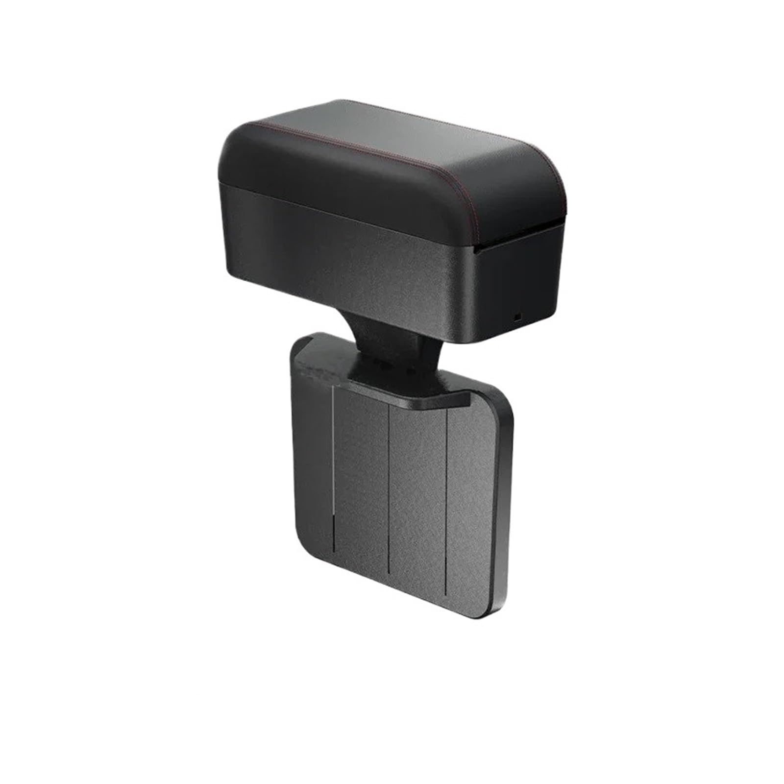 CGBWMB Arm Rest for Car Universal Car Armrest Box Elbow Support Adjustable Height Seat Gap Storage Organizer Armrest Box(Black-Red)