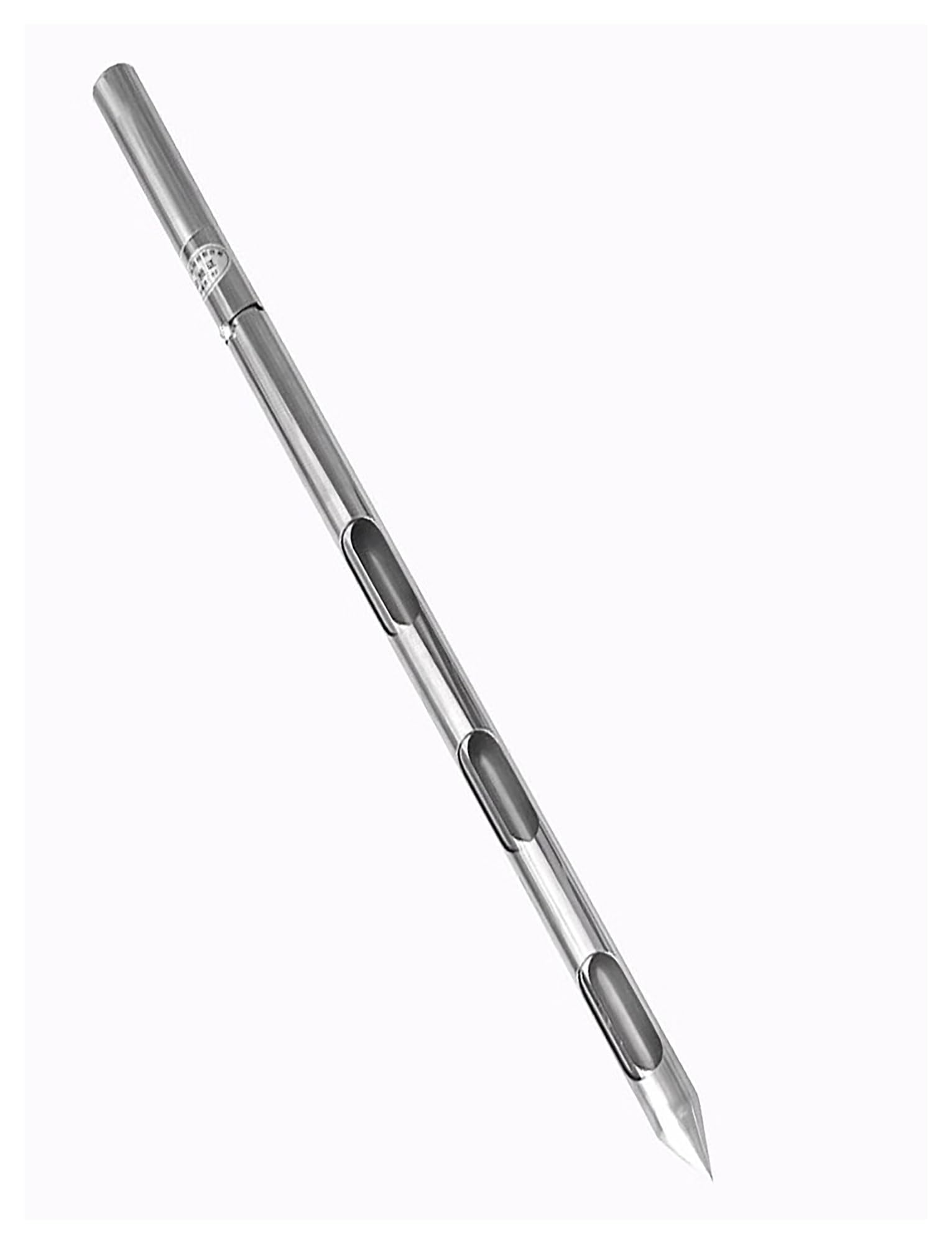 Sonde d'échantillonnage de Grains, Sonde d'échantillonnage de Grains en Acier Inoxydable for blé, Riz, maïs, Poudre métallique, Paquet de 5 Tailles 50-150 cm(50cm/1.6ft)