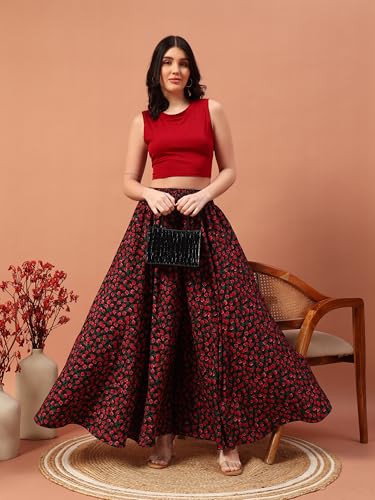 Image of KZULLY | Palazzo for Women | Solid & Printed | Stylish Wide-Leg | Comfortable Elastic Waist Bottomwear