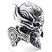 KONOV Size 10, Large Biker Men's Gothic Casted Skull Stainless Steel Ring