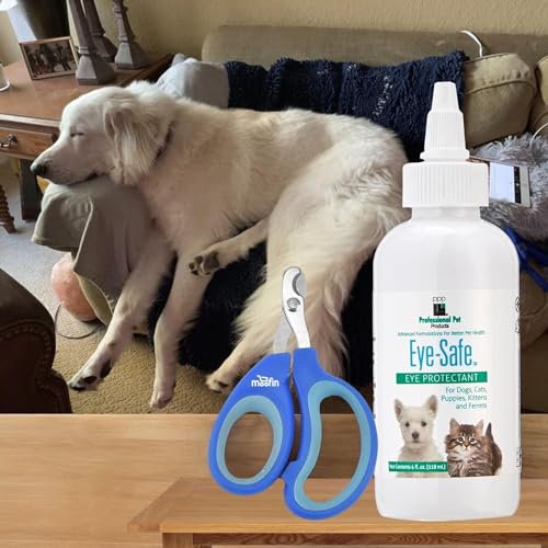 Eye Protectant 011kg  Dog Eye Wash Bundled with Pet Nail Clipper Gentle Dog Eye Rinse for Ages Easytouse Dropper Veterinarian Recommended pack of 1  Cucciolini Doodles Eye protectant 011kg  dog eye wash bundled with pet nail clipper gentle dog eye rinse for ages easy to use dropper veterinarian recommended pack of 1   cucciolini doodles