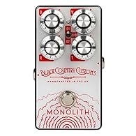Handcrafted in the UK by Black Country Customs the Monolith distortion pedal is a high quality distortion pedal giving total control over your sound 3 Modes of distortion: Heavily compressed, Overdrive and Soft compressed Fine tune using the 4 rotors...