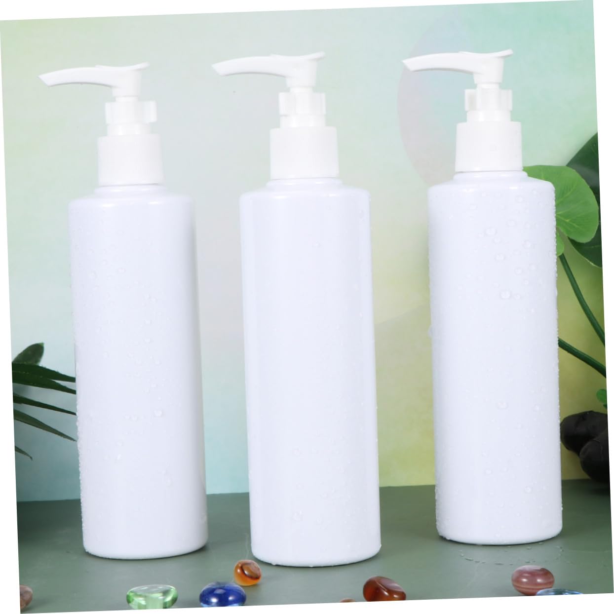 6 piezas Botellas de Viaje con Bomba para Loción y Champú Envases Plásticos Portátiles Multiusos para Cosméticos Cremas y Geles Reutilizables y Duraderas para Camping y Viaje