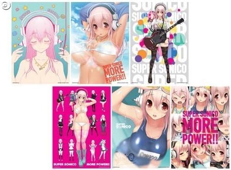 Amazon 一番くじ すーぱーそに子 もあぱわー E賞 クリアポスターセット 全2種セット アニメ 萌えグッズ 通販