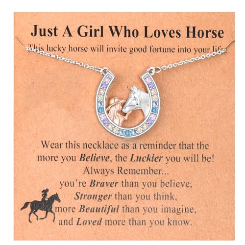 Regalos de caballo para niñas que celebran un vínculo único