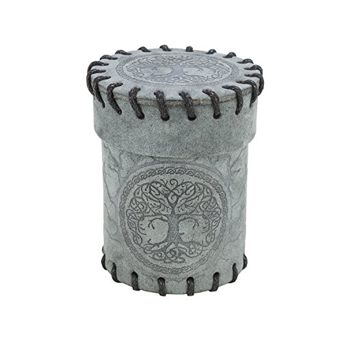 Dice Cup Graphite Suede Forest