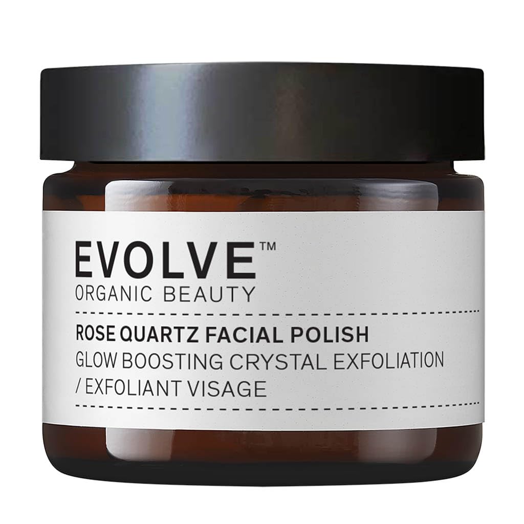 Evolve Organic Beauty - Natural Rose Quartz Facial Polish | Small-Batch, Vegan Clean Beauty (2 oz | 60 mL) Packaging May Vary - Image 2
