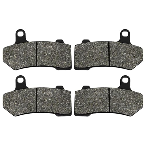 Plaquettes de frein moto pour Harley Road Glide et Street Glide Touring - 2 paires