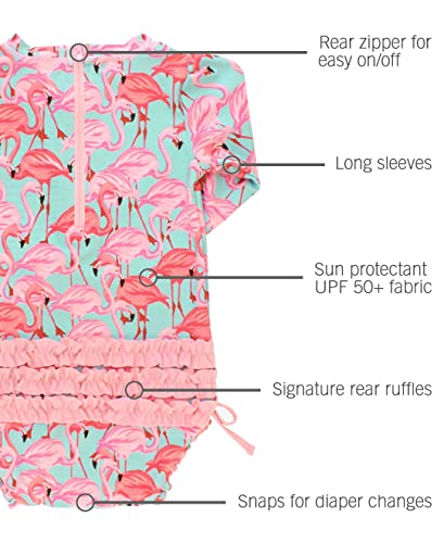 Fab Flamingo One Piece Rash Guard - 18-24m4