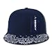 DECKY Bandanna Snapbacks Bandana Cap (One Size, Navy / Navy)