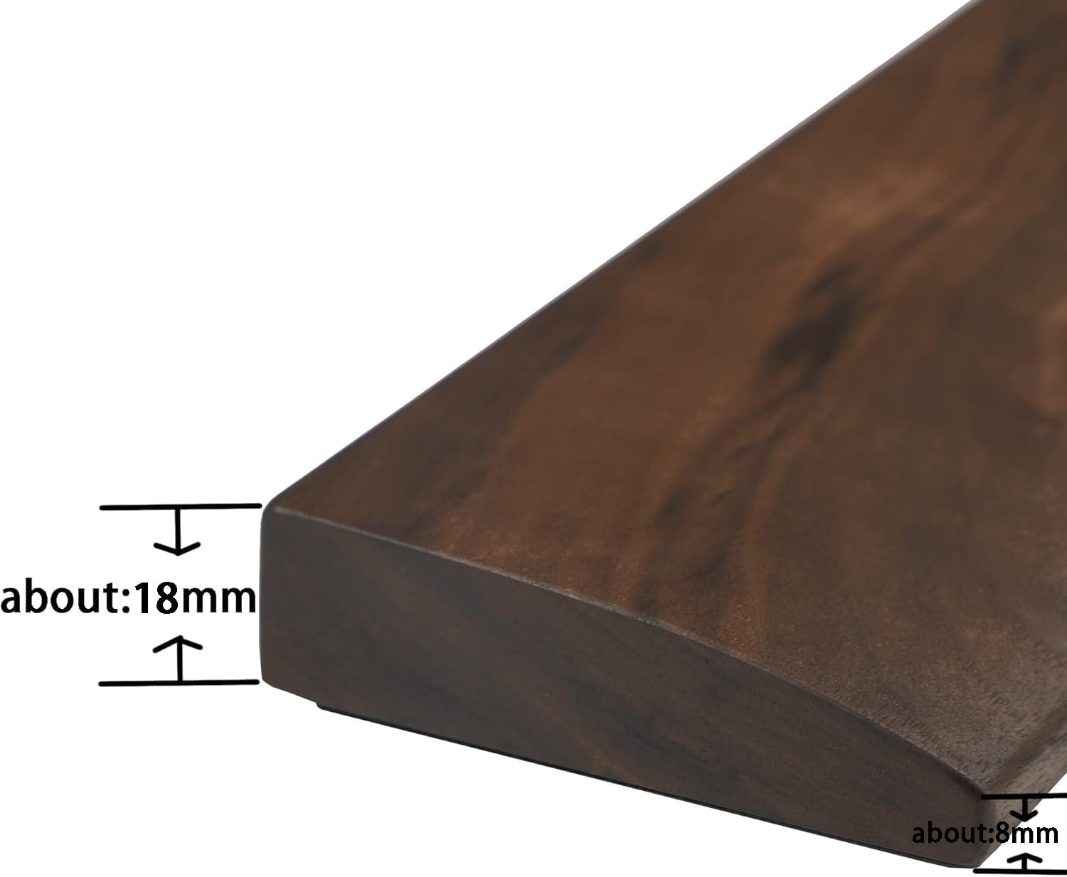 Mechanical Keyboard Ergonomics Comfortable Walnut Wood Wooden Wrist Rest 96 84 75% Size for KBD75 YMD75 Melody 96 (Walnut 84 Wrist Rest)