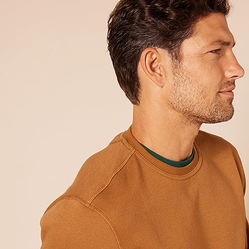 Image of Amazon Essentials Men's Crewneck Fleece Sweatshirt with Ribbing (Available in Big & Tall)